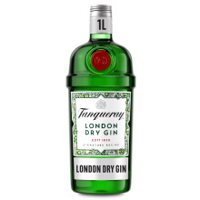 Tanqueray London Dry Gin | 41.3% vol | 1L | Award-Winning Premium