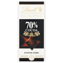 Lindt EXCELLENCE Intense Dark 70% Cocoa Chocolate Bar - 100g
