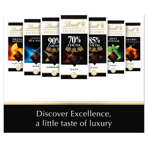 Lindt Lindt EXCELLENCE Intense Dark 70% Cocoa Chocolate Bar - 100 2