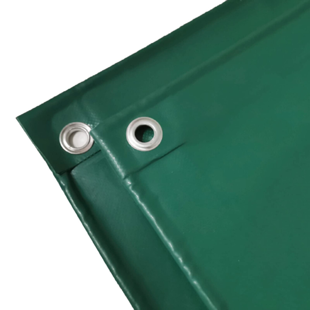 Heavy Duty Pvc Waterproof Tarpaulin 3X5m Green Tarp With Reinforced Eyelets For Outdoor Camping Furniture 9073542204367