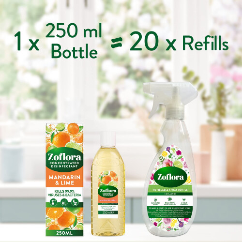 Zoflora Zoflora Mandarin & Lime Concentrated Multipurpose Disinfectant Liquid 2