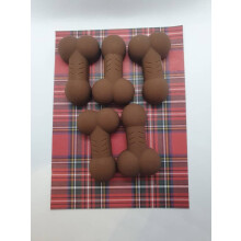 Choccolandia 5pcs Chocolate Willies for Hen Party Hen do. Edible Penis from Chocolate. Rude Chocolate Gifts. Adults Chocolate. (Milk)