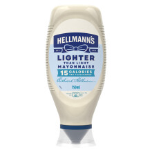 Hellmann's Lighter than Light Mayonnaise 100% recycled plastic bottle