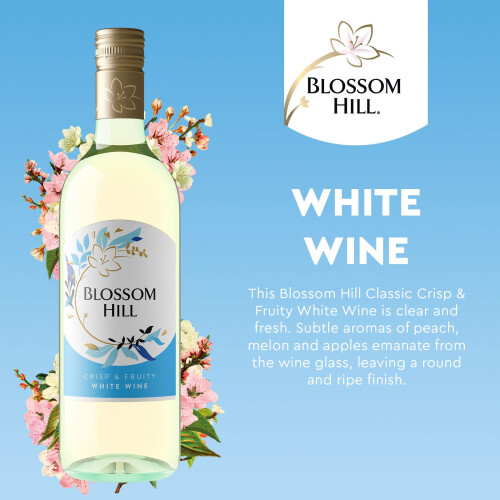 Blossom Hill White Wine, 75cl, (Case of 6) 1