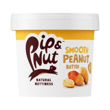Pip & Nut - Smooth Peanut Butter (1kg) | Natural Nut Butter, No Palm Oil, No Added Sugar, Hi-Oleic Peanuts, High in Unsaturated Fats, Gluten Free