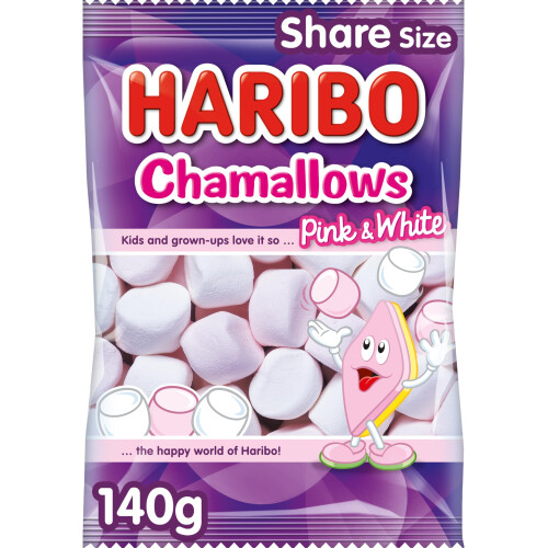 Haribo Haribo Chamallows Marshmallows 140g bag sweets