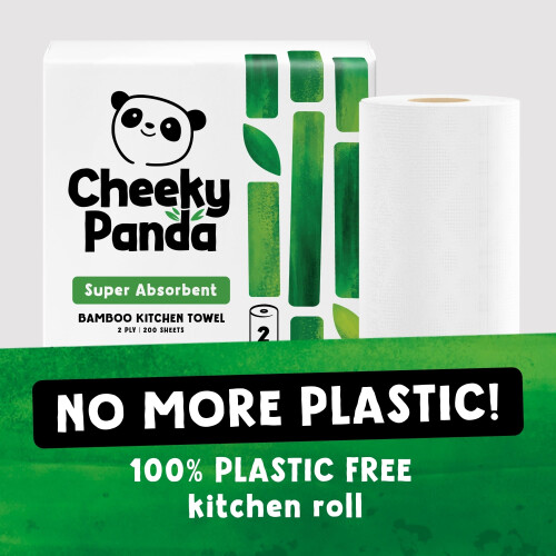 The Cheeky Panda The Cheeky Panda Bamboo Kitchen Roll | 2 Kitchen Rolls - 200 Super 1