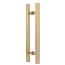 Gold Shower Door Handle with Fittings, Weather Resistant Glass Door Handle, 100cm