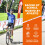 HIGH5 Carbohydrate Gels - Running Supplements, Orange, 6 x 40g 5