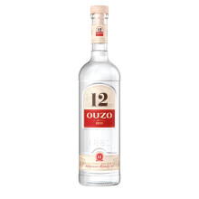 Ouzo 12 70 cl, 38% ABV - Greek aniseed Liqueur