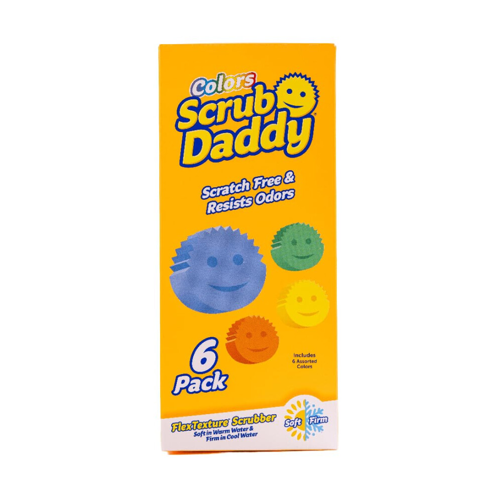 Scrub Daddy Colors - Washing Up Sponges Multipack, Dish Sponge For
