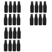 Beer Bottle Cooler Sleeves, Zip Extra Thick Neoprene Insulated Sleeve-Keep Beer Cold and Hands Warm, 12 OZ 24pack