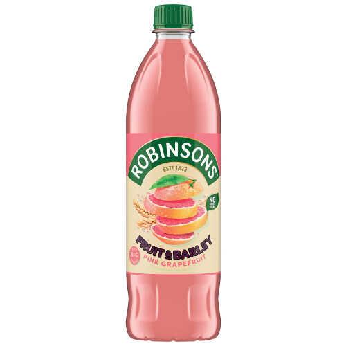 Robinsons Fruit and Barley - Real Fruit Squash, Low Calorie - Pink Grapefruit - 1 Litre, 20 Servings 1