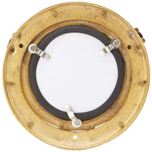 Brass Porthole Mirror, 15 cm 1