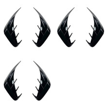 6x G20 Rear Bumper Lip Spoiler Side Air Vent Outlet Cover Trim for - 3 Series G20 M Sport 320I 325I 330I Bright Black