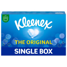 Kleenex Original Facial Tissues Box - Softness and Confident Strength - Everyda