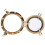 Brass Porthole Mirror, 15 cm 5