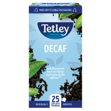 Tetley Everyday Original Decaf Black Tea Bags – Smooth Decaf Blend  Great f