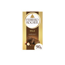 Ferrero Rocher Original Milk Chocolate Bar and Hazelnut 90g