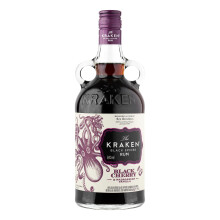 Kraken Black Cherry & Madagascan Vanilla Black Spiced Rum 40% ABV 35cl | Rich Black Cherry, Vanilla & Warming Spice Notes | Smooth Rum for Cocktails