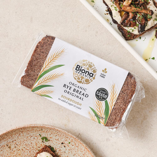 Biona Rye Bread Organic 500g Pack of 7 2