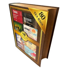Teas of the World 80 Tea Bags Gift Set | Global Tea Assortment Gift