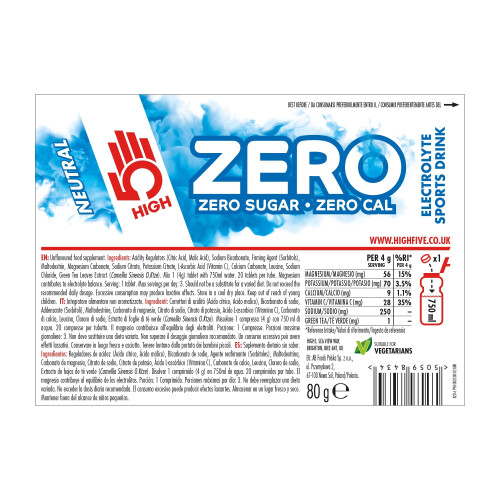 HIGH5 ZERO Electrolyte Tablets - Vitamin C, 20 Tablets 2