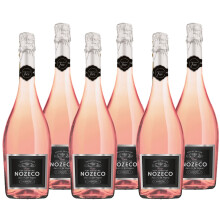 Nozeco Rose - Alcohol Free Sparkling Drink made from alcohol-removed Wine - Vegan - Case of 6 (6 x 0.75 L) Sparkling Wine