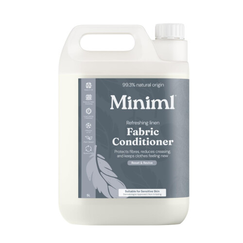 Miniml Eco Fabric Softener 5L - Fresh Linen Scented 1