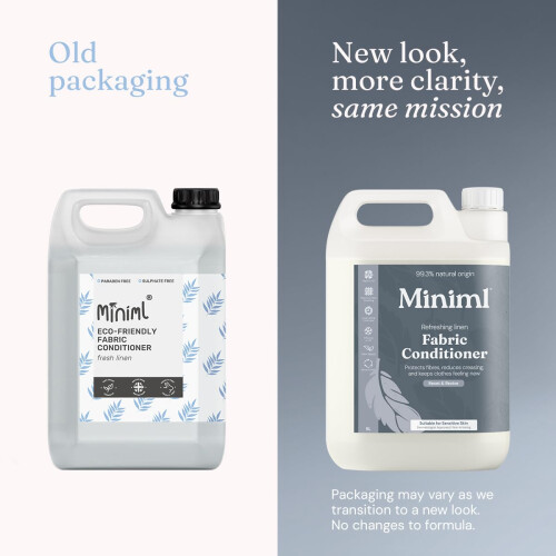 Miniml Eco Fabric Softener 5L - Fresh Linen Scented 2