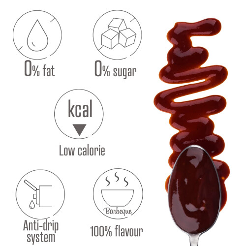 Weider Zero Barbecue Sauce. Zero Fat Sauce. Zero Sugar. 265 ml 2