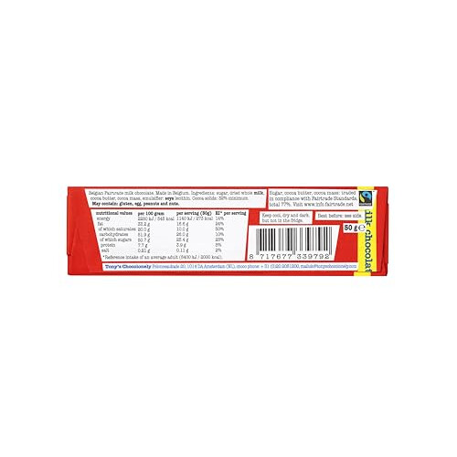 Tony's Chocolonely Milk Chocolate, 50g 1