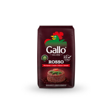 Riso Gallo Rosso Rustico, Vegan Red Wholegrain Rice Produced from Sustainable Agriculture, 500 g (Pack of 1)