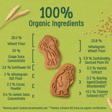 Organix Cocoa Vanilla Gruffalo Biscuits Organic Toddler Snacks 12 Mon