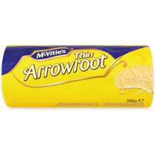 McVitie's Thin Arrowroot Biscuits, 200 g (Pack of