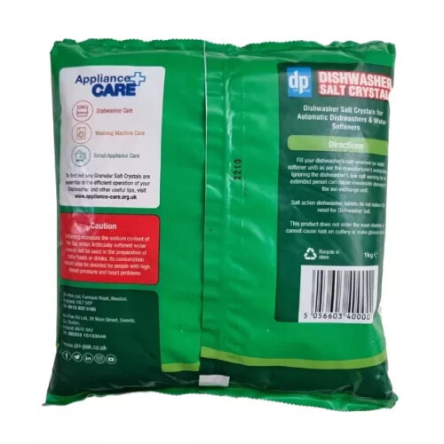 DP Dishwasher Salt 1kg bag 1