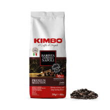 Kimbo Coffee Espresso Napoli Beans 250g Italian Dark Roast with Intense Fl