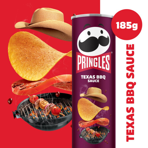 Pringles Pringles Texas BBQ Sauce Crisps 185g 2
