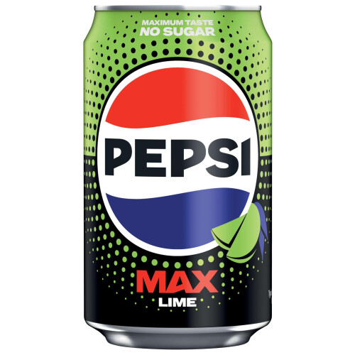 Pepsi Pepsi Max Lime No Sugar Cola Cans 24 x 330ml 1