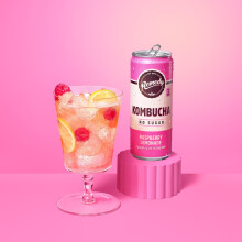 Remedy Kombucha Tea Raspberry Lemonade Sparkling Live Cultured Drink