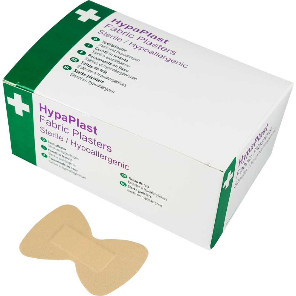 Safety First Aid Group Hypaplast Fabric Plasters, Fingertips (Pack Of 100)