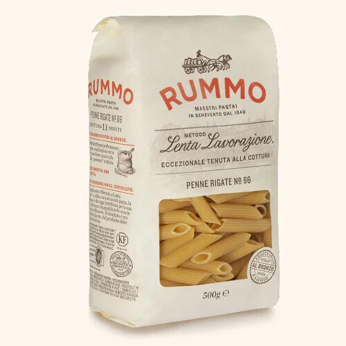 Rummo Italian Pasta, Ridged Penne Rigate No.66 1