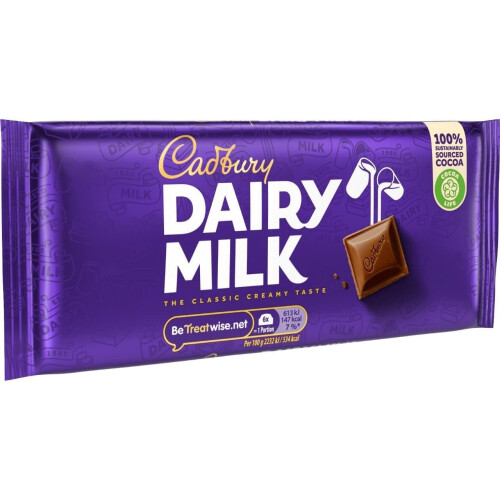Cadbury Cadbury Dairy Milk Chocolate Bar 110g 1