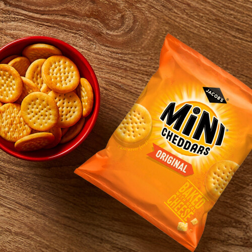 JACOB'S Mini Cheddars Original Multipack, 12 x 23 g Bags Per Pack 2