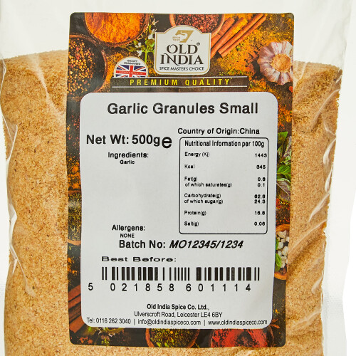 Old India Garlic Granules Small 500g 2