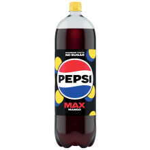 Pepsi Max Mango Zero Sugar Cola Bottle 2l