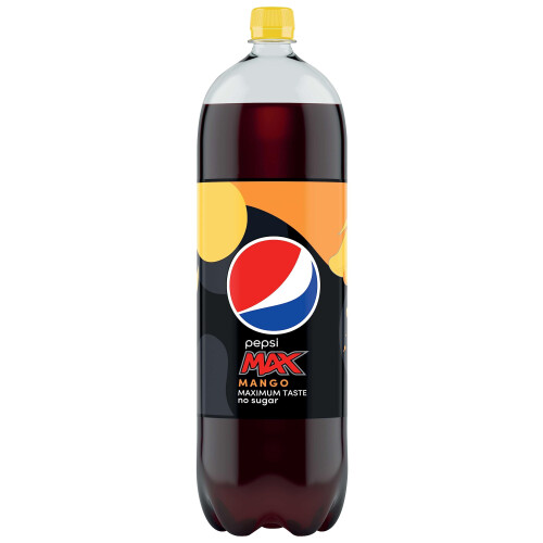 Pepsi Pepsi Max Mango Zero Sugar Cola Bottle 2l 2