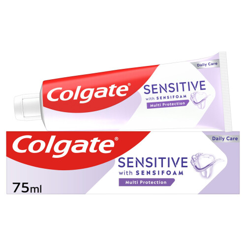 Colgate Colgate Sensitive with Sensifoam Multi Protection Toothpaste 75ml - Fluoride Toothpaste - Cavity Protection