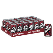 Dr Pepper Can Original 330ml (Pack 24)