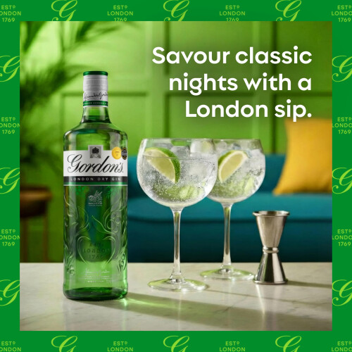 GordonÃâ‚â„s London Dry Gin 1L 2